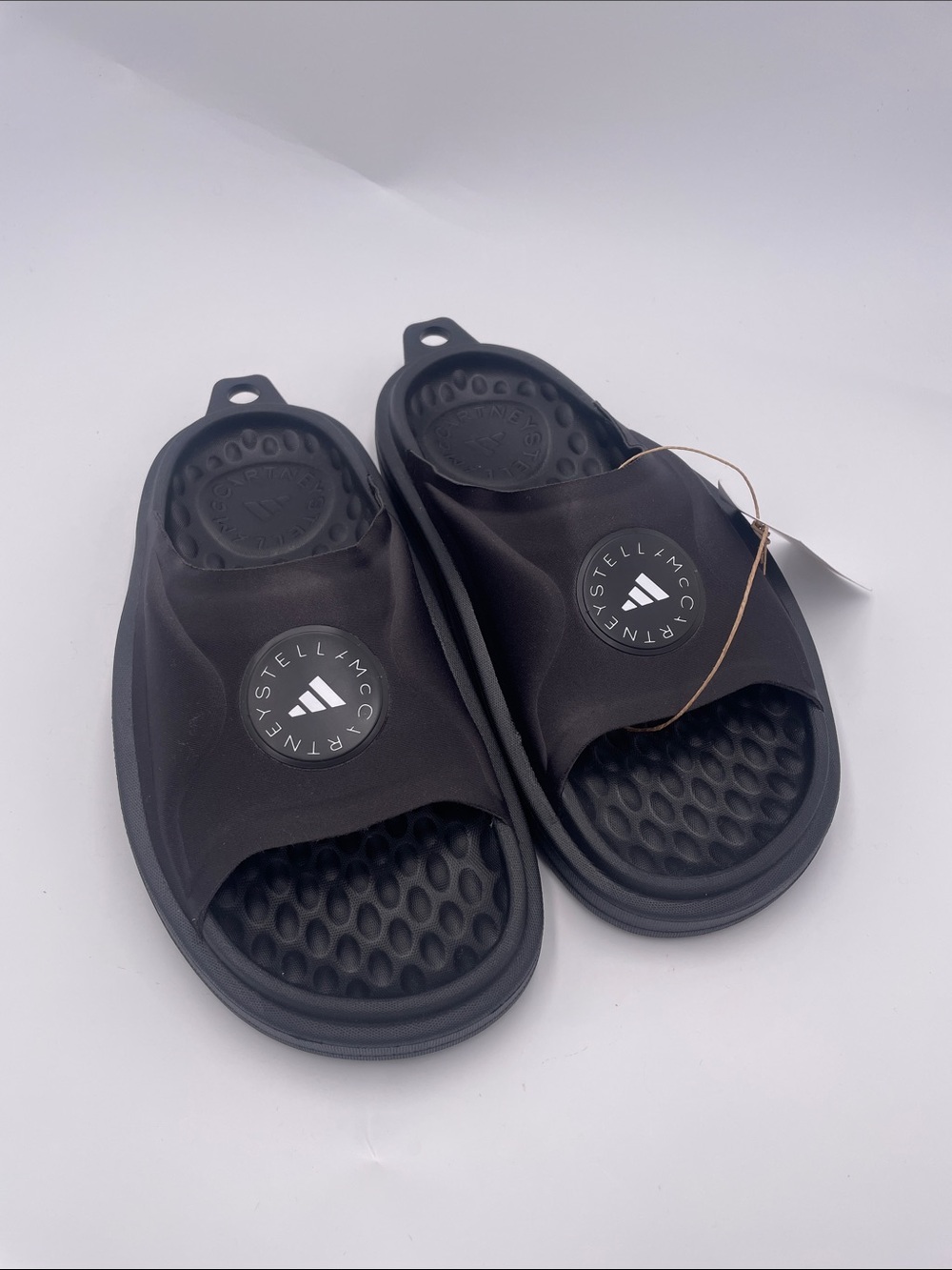 Adidas X Stella McCartney Unisex Black Slide Sandals JS0265